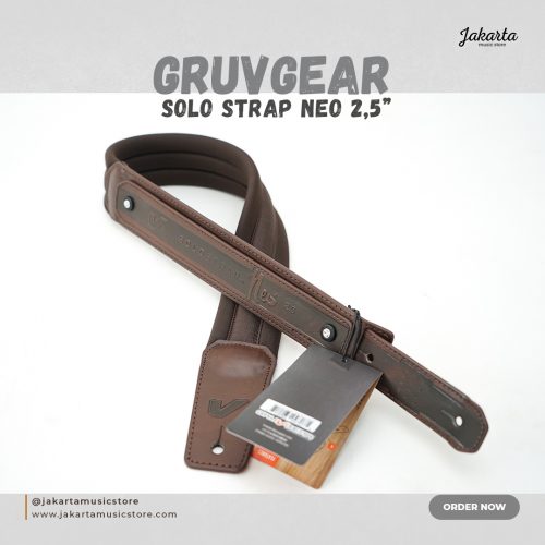 gruvgear solo strap 2,5 brown