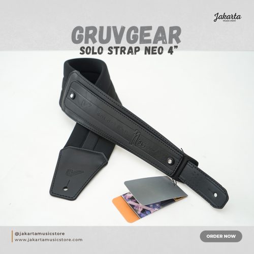 gruvgear solo strap 4 black